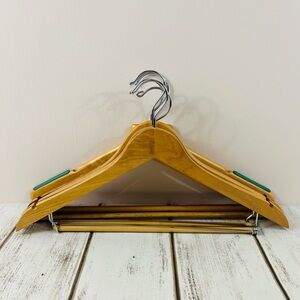 Wooden Hangers Bundle of 6